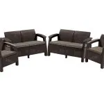 CORFU REST MŰRATTAN KERTI BÚTOR SZETT ASZTAL NÉLKÜL