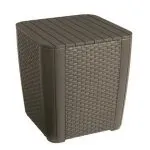 LUZON MŰRATTAN KERTI ASZTAL TÁROLÓ FUNKCIÓVAL