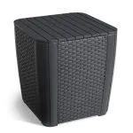 LUZON MŰRATTAN KERTI ASZTAL TÁROLÓ FUNKCIÓVAL