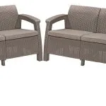 CORFU REST MŰRATTAN KERTI BÚTOR SZETT ASZTAL NÉLKÜL