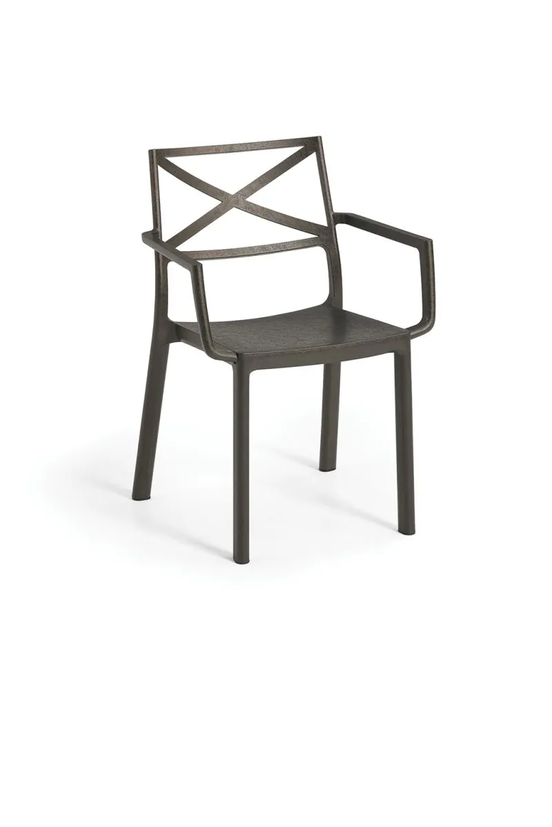 METALIX MŰANYAG KARTÁMASZOS KERTI SZÉK