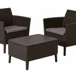 SALEMO BALCONY MŰRATTAN KERTI BÚTOR SZETT