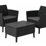 SALEMO BALCONY MŰRATTAN KERTI BÚTOR SZETT