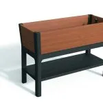 DARWIN GARDEN BED RPO MŰANYAG KERTI VIRÁGLÁDA (ALSÓ POLCCAL)