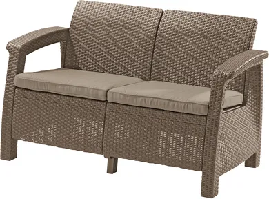 CORFU LOVE SEAT MŰRATTAN KERTI 2 ÜLÉSES KANAPÉ