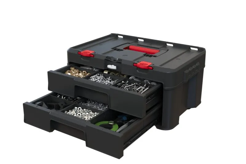 KETER STACK'N'ROLL 2 FIÓKOS RETESZELHETŐ RENDSZEREZŐ