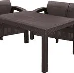 CORFU FIESTA MŰRATTAN KERTI BÚTOR SZETT ÉTKEZŐ ASZTALLAL