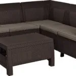 CORFU RELAX MŰRATTAN KERTI SAROKGARNITÚRA