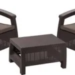 CORFU WEEKEND MŰRATTAN FOTEL KÁVÉZÓ ASZTALLAL