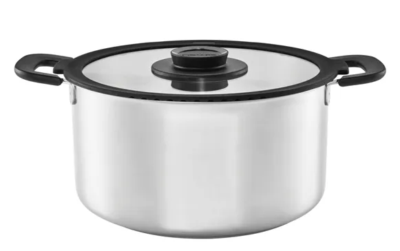 Functional Form rozsdamentes acél lábas (7 L), fedõvel