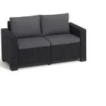 CALIFORNIA 2 ÜLÉSES MŰRATTAN KERTI KANAPÉ
 (MIX&MATCH)