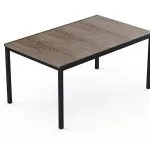 PORTO 160 MŰANYAG KERTI ASZTAL