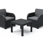 ROSALIE MŰRATTAN BALKON SZETT CHICAGO ASZTALLAL