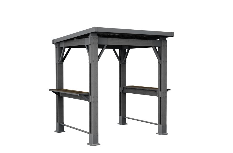 GRILL GAZEBO MŰANYAG KERTI PAVILON