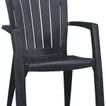 SANTORINI KARTÁMASZOS MŰANYAG KERTI SZÉK