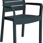 TISARA KARTÁMASZOS MŰANYAG KERTI SZÉK