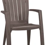 SANTORINI KARTÁMASZOS MŰANYAG KERTI SZÉK