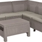 CORFU RELAX MŰRATTAN KERTI SAROKGARNITÚRA