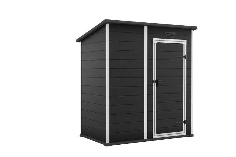 ESSENTIALS 6X4 MŰANYAG SZERSZÁMOSHÁZ - sötétszürke/fehér