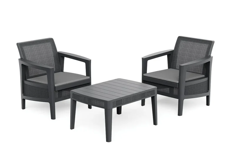 ATLAS LINEA MŰANYAG BALKON SZETT (párnával)