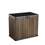 SIGNATURE STORE IT OUT MŰANYAG KERTI TÁROLÓ 1150 L - dió