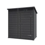 ESSENTIALS 6X4 MŰANYAG SZERSZÁMOSHÁZ - sötétszürke/fekete