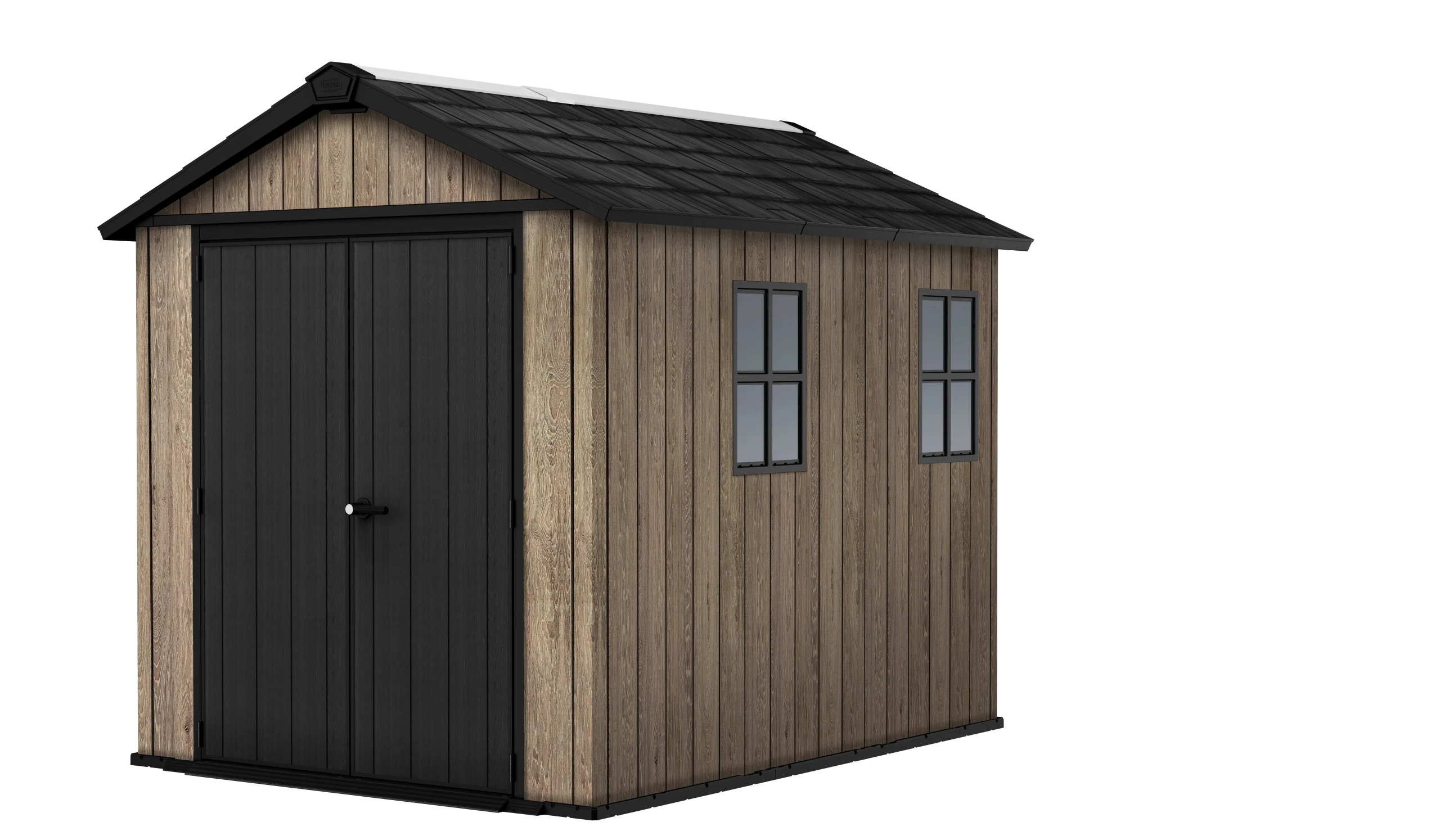 263957 APEX 7,5x9 / 9x7,5 MŰANYAG KERTI HÁZ - kőrisfa - Image 1