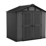 STRONGHOLD 8x6 MŰANYAG KERTI HÁZ - szürke/fekete