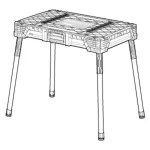 KETER ULTIMATE HORDOZHATÓ MUNKAASZTAL - Fekete - Image 22